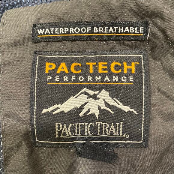 Pacific Trail PAC TECH Performance Blue Jacket Size LARGE Windbreaker Hiking - Picture 11 of 14